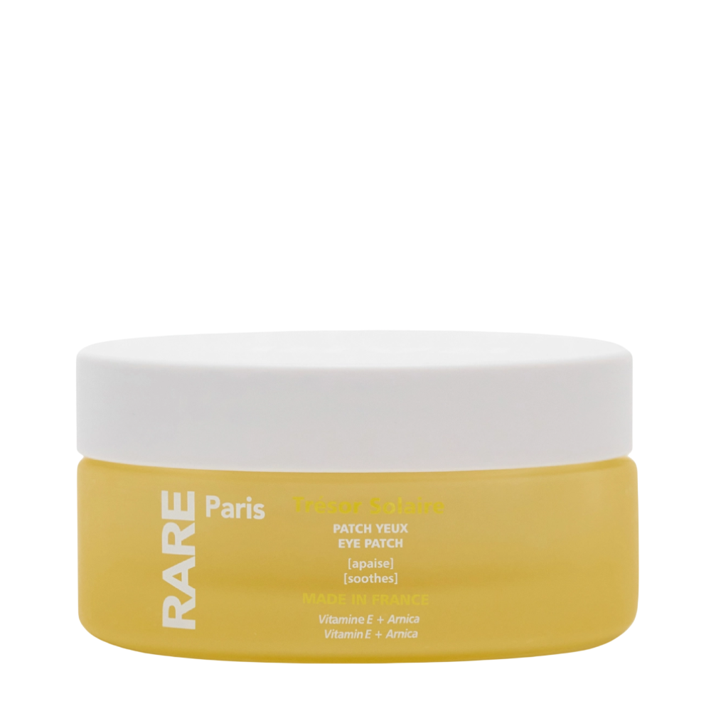 RARE PARIS Tresor Solaire Soothing Eye Patche 30 пар - Заспокійливі патчі для контуру очей з вітаміном Е та екстрактом арніки